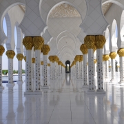 Outside Sheikh Zayed Mosque